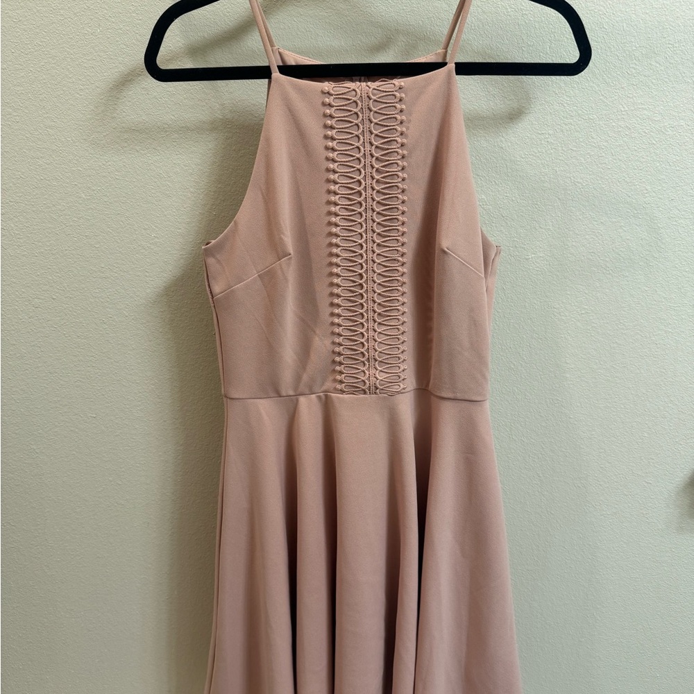 Macy's Pink Halter Sundress for Weddings
